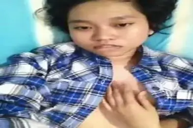 Dokumentasi Ilyani Cantik Live Kasur Blue