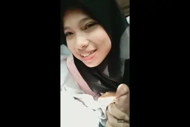 Jilbab Hitam BJ Di Mobil Lumer WOT HD